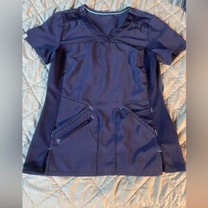 Women's Navy Scrub Set